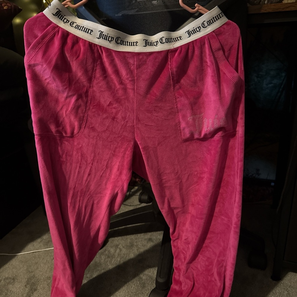 Juicy Couture Pink Velour Bottoms